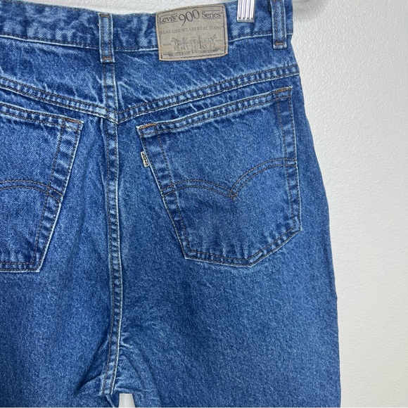 Vintage Levi's 900 Series Jeans High Rise Tapered Silver Tab Size 14 - Picture 1 of 11